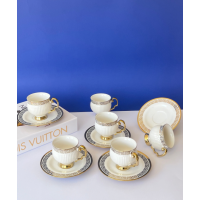  Versace 6 Person Coffee Cup Set 
